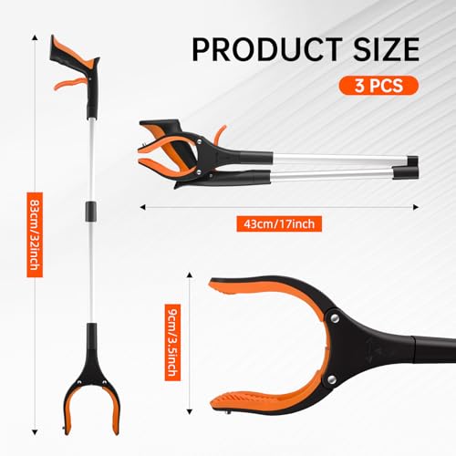 Foldable Lightweight Grabber Reacher Tool for Seniors
