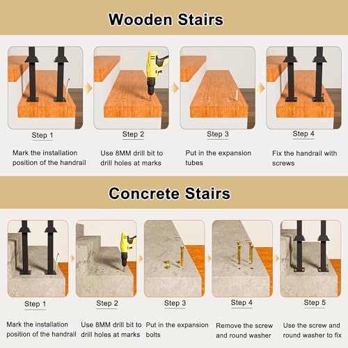 U Shaped Stair Handrail