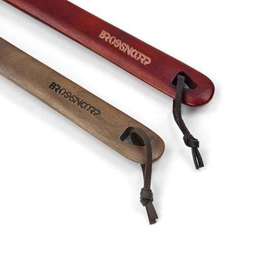 Wooden Shoe Horn Long Handle 23.6" for Seniors Helper
