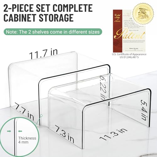 Clear Cabinet Organizer