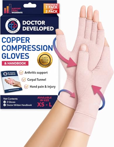Doctor Developed Open Finger Arthritis Gloves