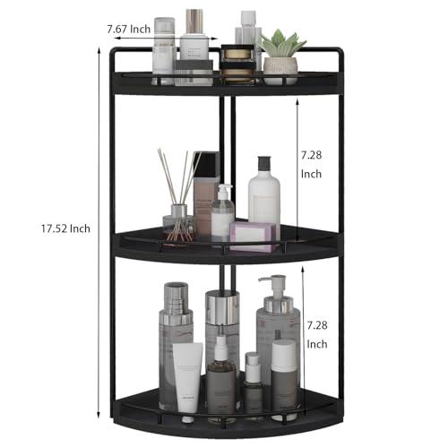 3 Tier Corner Bathroom Organizer Countertop for Storage
