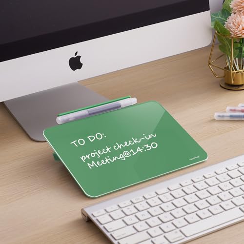 Small Desktop Glass Whiteboard