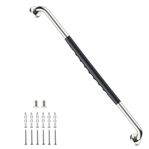 Shower Grab Bar with Rubber Grip
