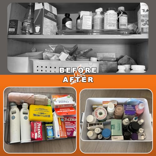 4 Tier Medicine Storage Box Organizer Portable First Aid kit Box Sewing