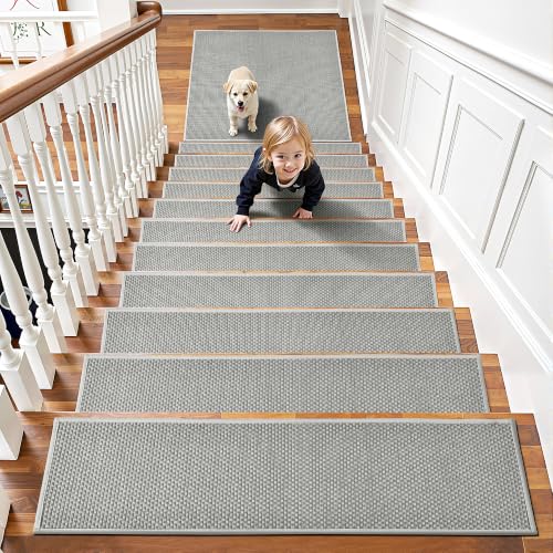 Stair Treads Non Slip Stair Runner for Wooden Steps Stairs Carpet Treads Indoor Staircase Covers Mat