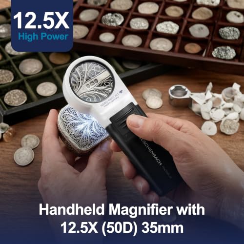 Handheld Magnifier with Mobilux LED Light