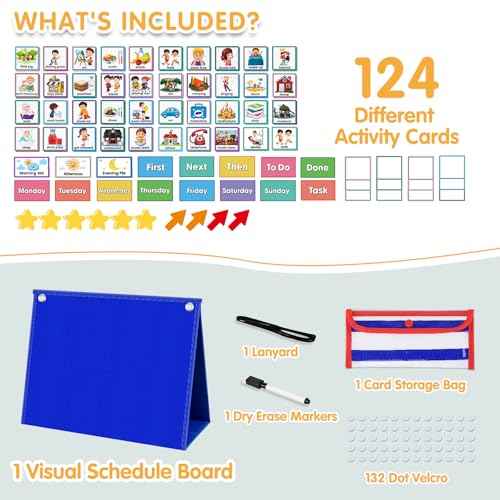 Visual Schedule Chart for Kids with Autism