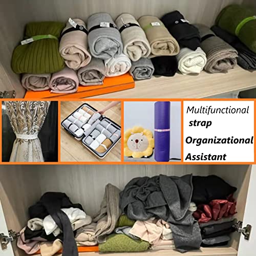 20pcs Adjustable Elastic Clothes Strap for Closet
