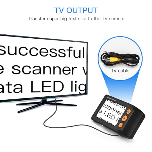 Digital Magnifier Electronic Video Magnifier 3.5 Inch LCD Screen