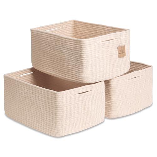 Storage Baskets 16.8" x 13" x 7.6" Bins 3