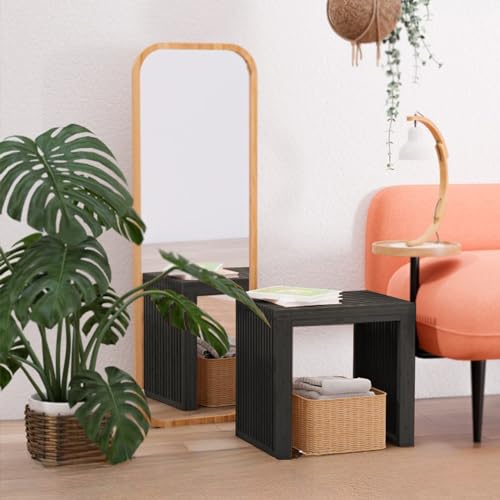 Bamboo Dining Bench Indoor Long Bench Entryway Shoe Rack Benchs