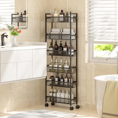 6 Tier Slim Storage Cart