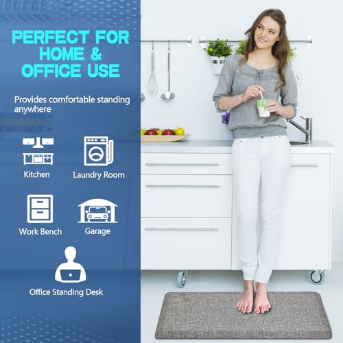Anti Slip 7 8 inchs Anti Fatigue Kitchen Floor Mat