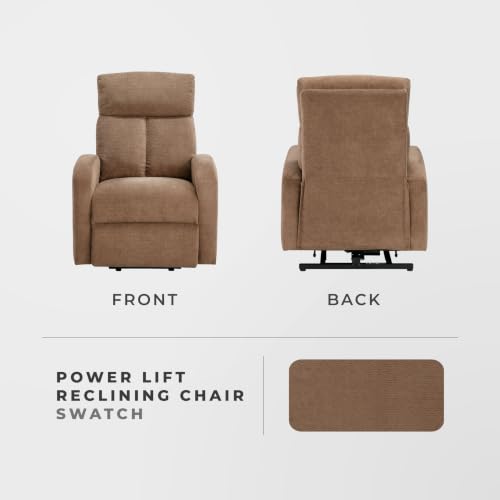 Textured Microfiber Power Lift Recliner Chair for Elderly