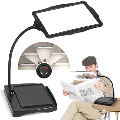 Magnifying Glass with Light and Stand