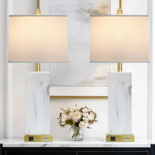 Ceramic Table Lamp Set ot 2