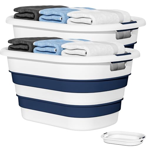 Collapsible Laundry Basket with Handles