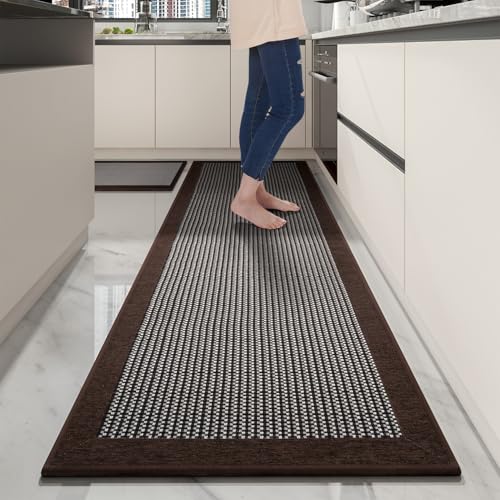 2 PCS Kitchen Rugs Mats Non Skid Washable