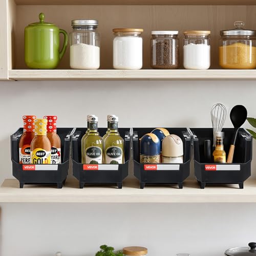 Plastic Stackable Storage Bins