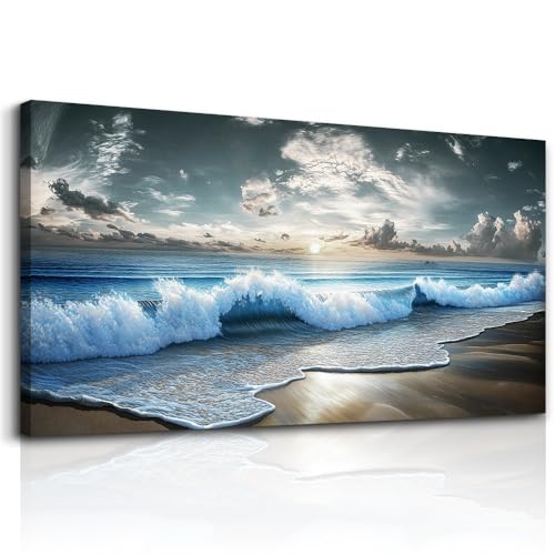 Canvas Wall Art For Bedroom Framed Decorations For Living Room Modern Office Wall Decor Lake View Painting Forest Tree Landscape Pictures Canvas Artworks Ready To Hang Home Decor