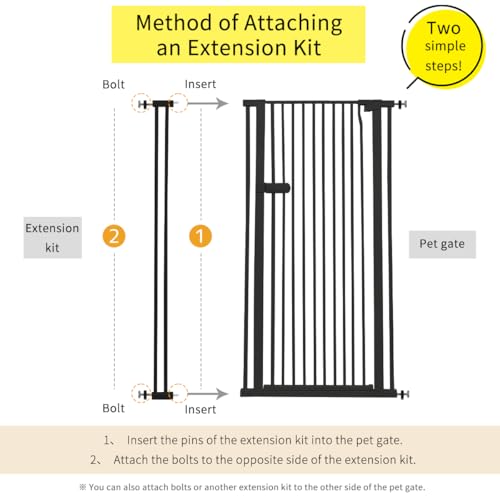 Extra Tall Cat Gate 55.12" High 26.18"