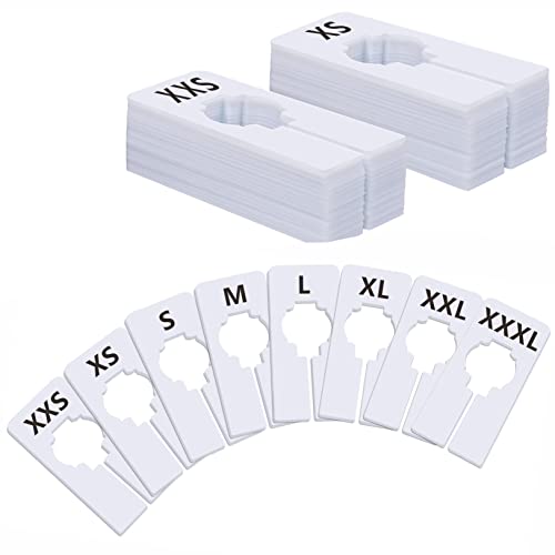 Clothing Size Closet Rack Dividers Hangers