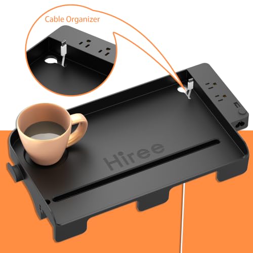 Bedside Shelf for Dorm Bunk Bed with USB Charging Port and AC Outlets