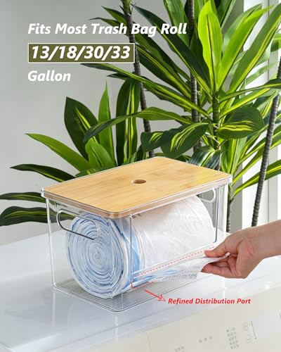 5 in 1 Trash Bag Holder Dispenser Kitchen Under Sink Organizer