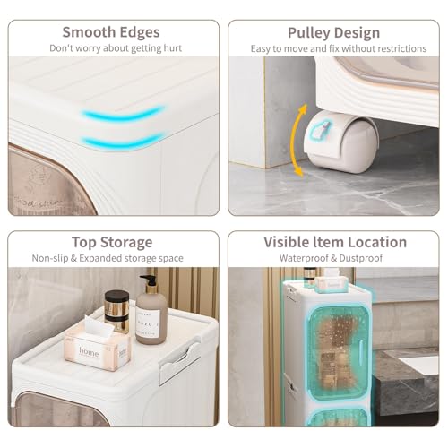 Slim Bathroom Storage Cabinet