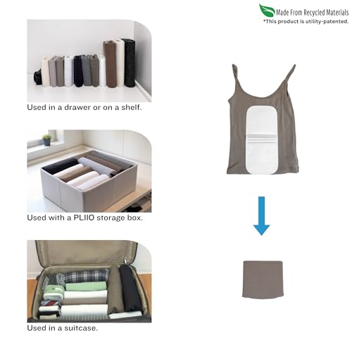 PLIIO 7 Pack Medium Filers Foldable Clothes Organizer Durable TShirt Folder