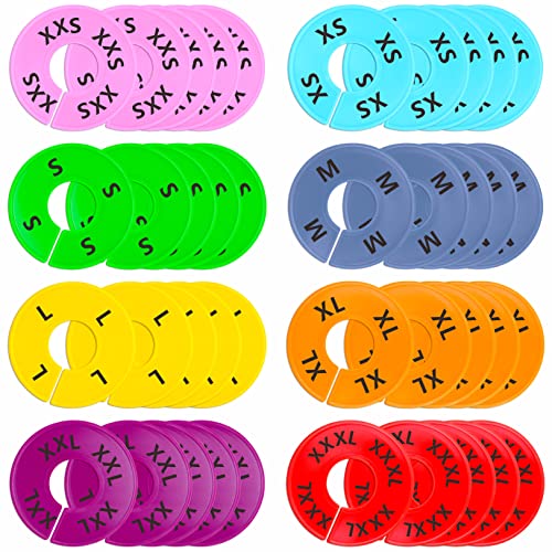 Round Clothing Size Closet Rack Dividers Hangers Separator