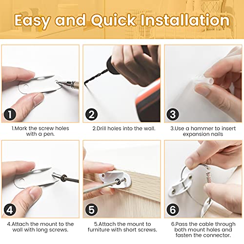Furniture Anchors Anti Tip Furniture Straps for Baby Proofing