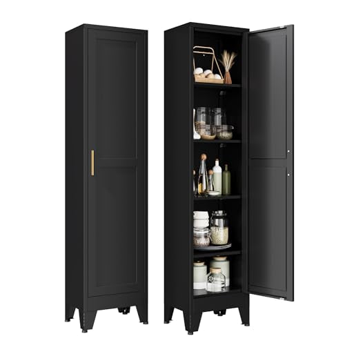 Metal Narrow Bathroom Cabinet