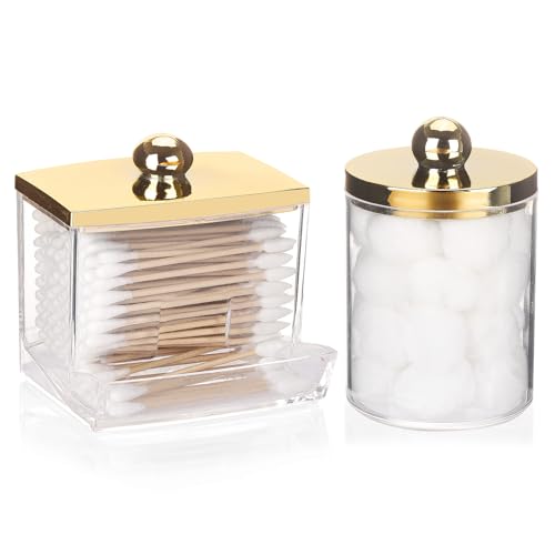 Bathroom Organizers and Storage Containers Gold