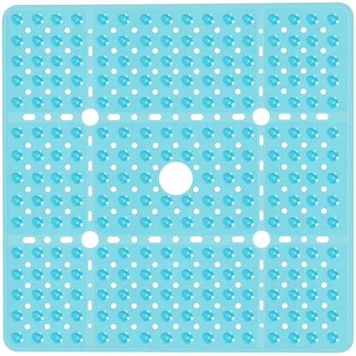 Large Square Shower Mat Non Slip 27 x 27 Inch