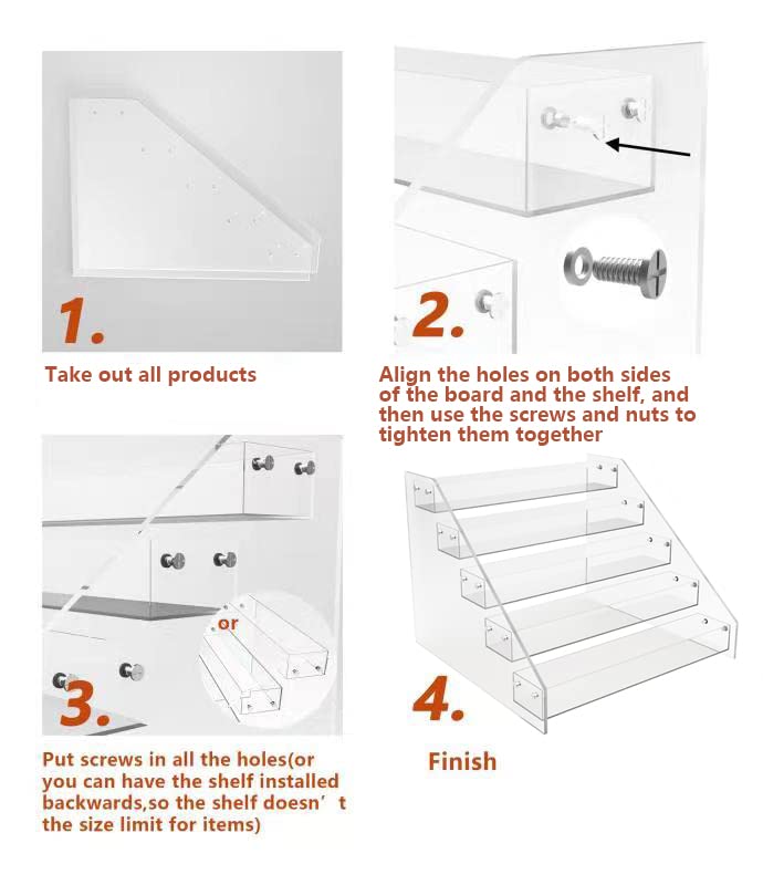 Acrylic Tiered Spice Rack Organizer 3
