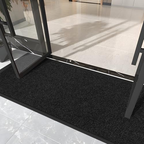 Durable Dirt Trapper Front Door Mat Outside for Home Entrance