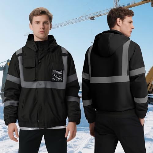 Hi Vis Safety Jacket for Men