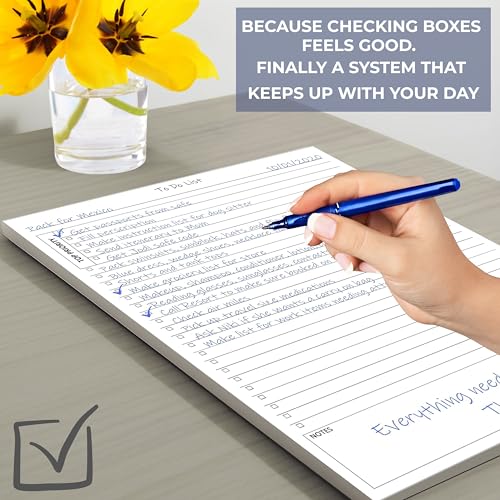 To Do List Notepads for Work