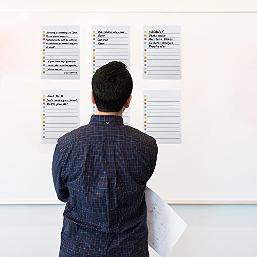 6Pcs Magnetic Dry Erase to Do List 5x7 inch