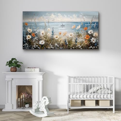 Canvas Wall Art For Bedroom Wall Decor For Living Room Modern Office Artwork For Walls Scenic Painting Forest Tree Landscape Pictures Nature Abstract Decoration Ready To Hang Home Decor