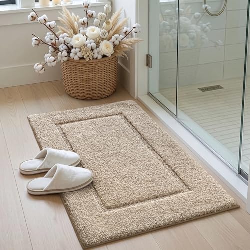 Bath Mat Absorbent and Non Slip Bathroom Rugs