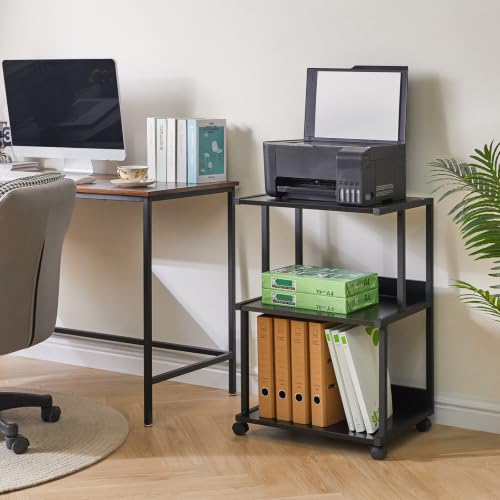 Printer Stand with Storage Shelf