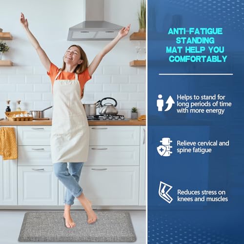 Anti Slip 7 8 inchs Anti Fatigue Kitchen Floor Mat