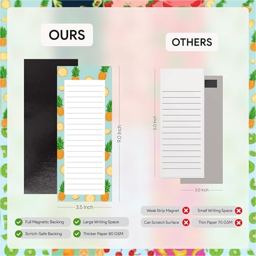 Magnetic Notepads for Refrigerator