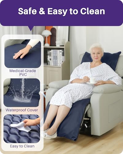 Alternating Air Pressure Mattress Pad for Recliner Chair