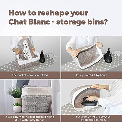 Cotton Rope Baskets for Organizing