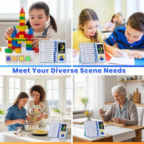 5-in-1 Visual Timer, ADHD Tool for Kids|Adults, Visual Schedule for Kids with Autism