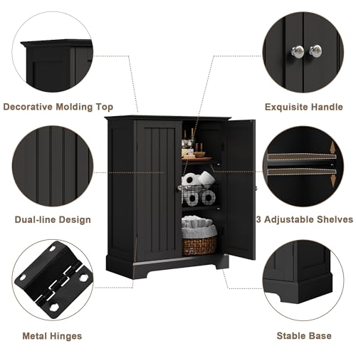 Modern Bathroom Floor Storage Cabinet